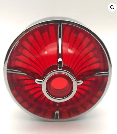 Screw In Style Big Chrome Red Turbine (FREE SHIPPING)