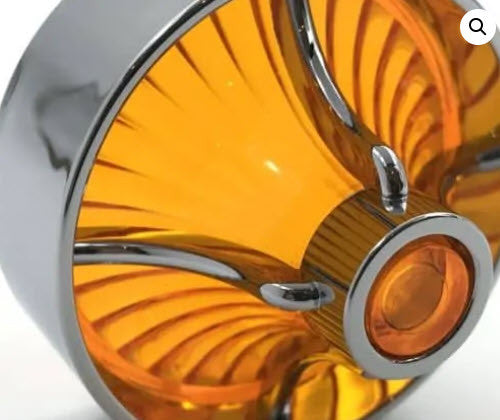 Clip In Style Chrome Amber Turbine (FREE SHIPPING)