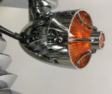 Clip In Style Chrome Amber Turbine (FREE SHIPPING)