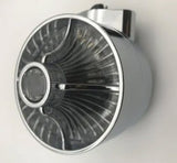 Screw In Style Big Chrome Clear Turbine (FREE SHIPPING)