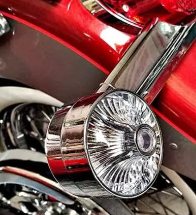 Screw In Style Big Chrome Clear Turbine (FREE SHIPPING)