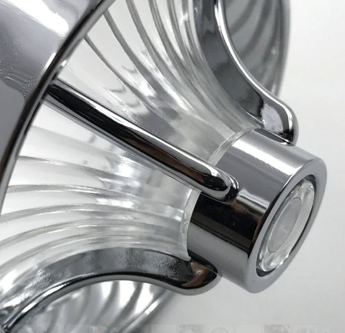 Clip In Style Chrome Clear Turbine (FREE SHIPPING)