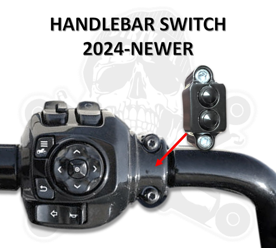 DIRTY AIR 2024 Handlebar Grip Switch with Push Buttons Overlay