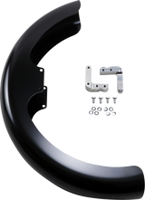 Hugger Series Front Fender with Mounting Blocks for Softail/Dyna