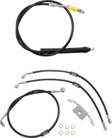 Standard Black Vinyl Handlebar Cable/Brake Line Kit — Ape Hanger