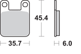 Sintered Metal Caliper Brake Pad