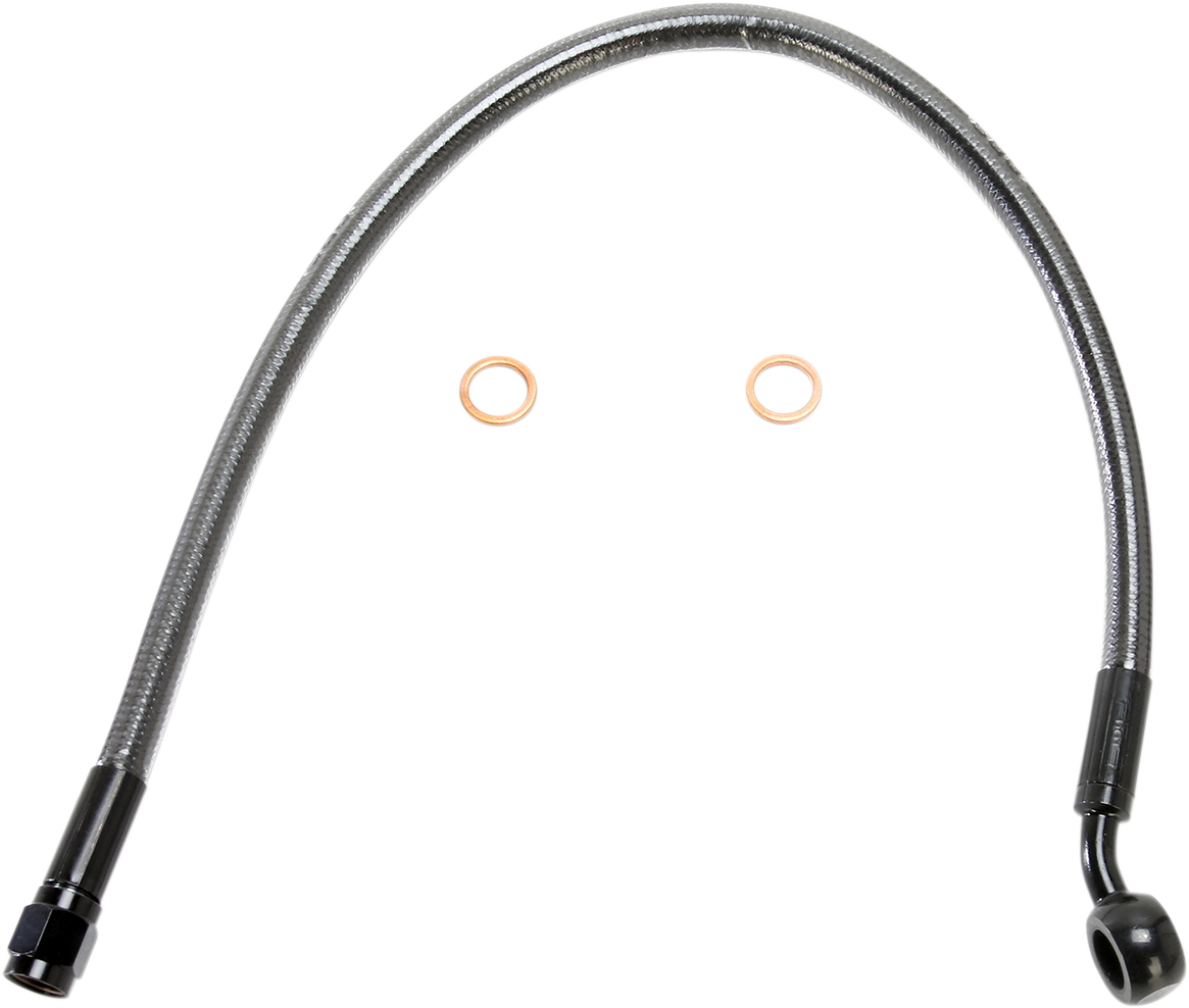 Brake Line - 10 mm-35° - 17" - Black Pearl