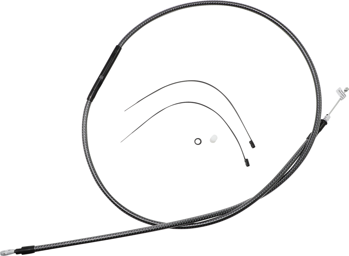 High-Efficiency Polished KARBONFIBR Clutch Cable - 70-11/16"