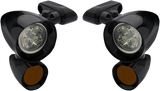 Vampire 2" Spotlight and 1-3/8" Turn Signals
