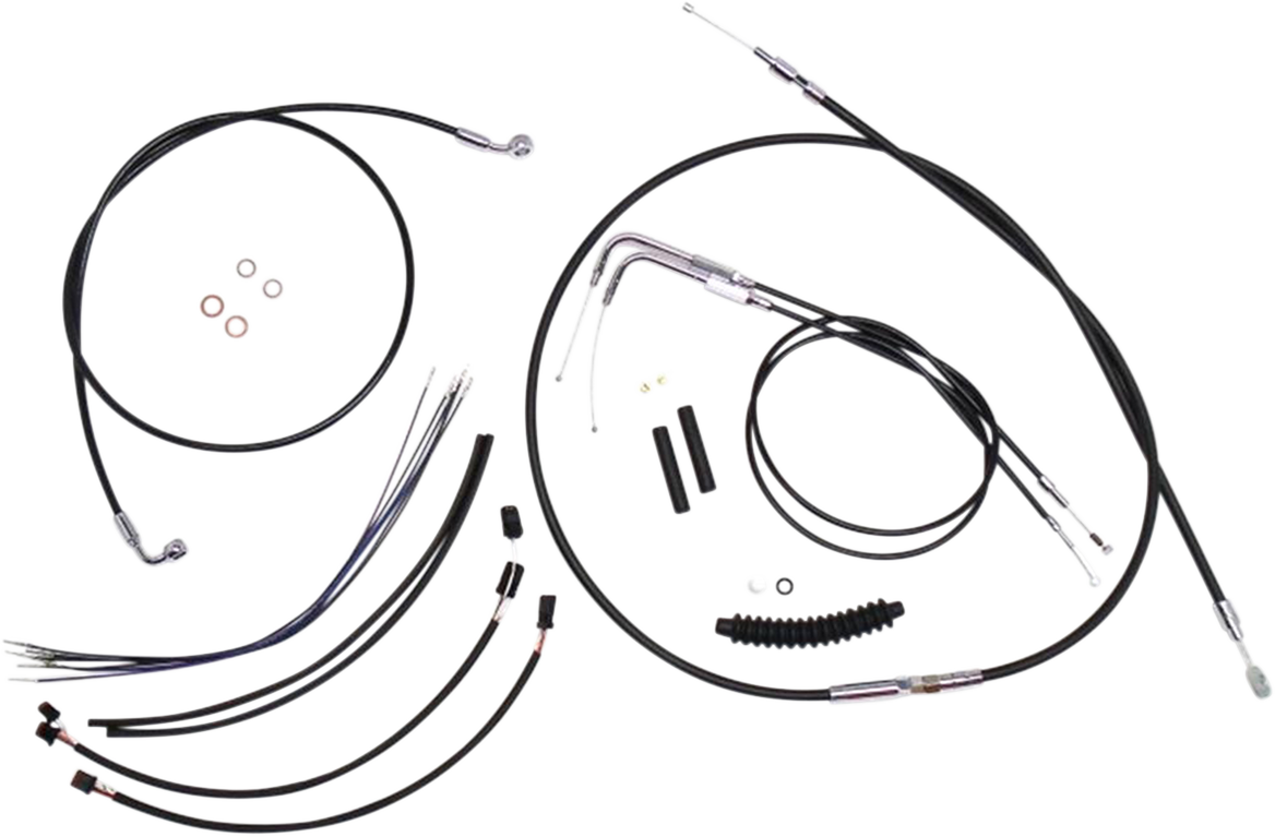 XR Handlebar Installation Kit - 12"-14" Ape Hangers - '12-'17 FXDB/C - Black