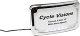 3-Hole Mounted LED Lighted License Plate Frame