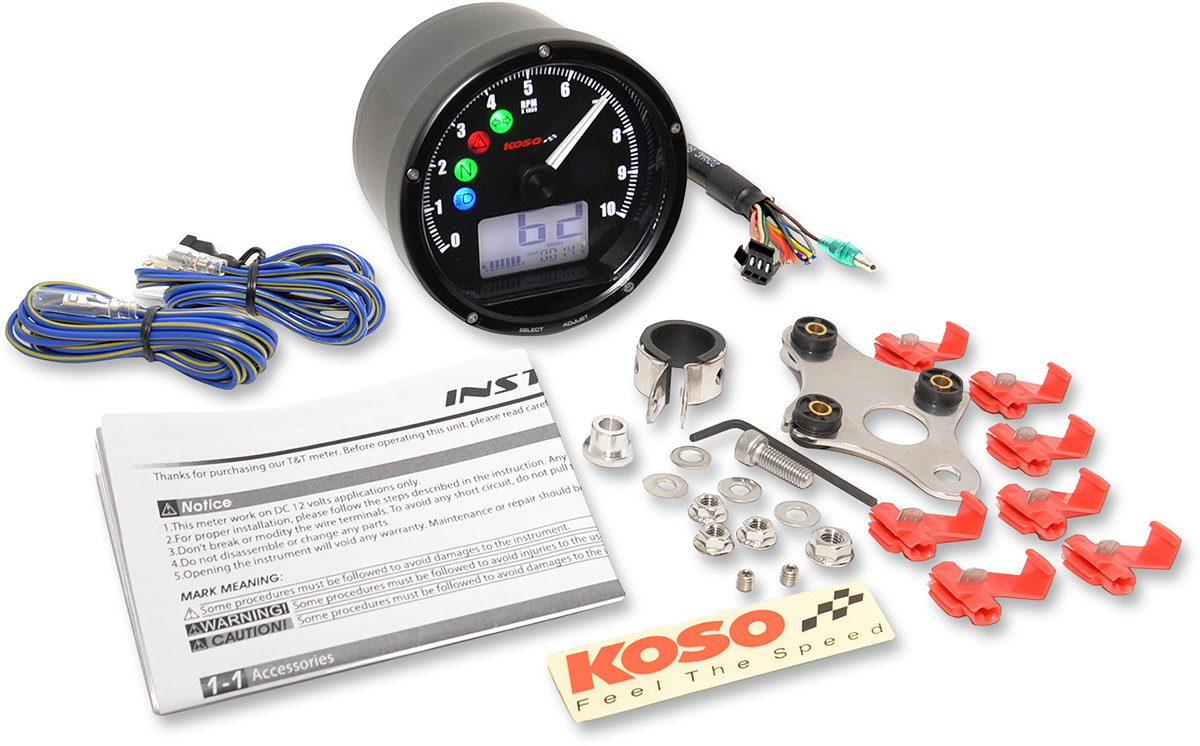TNT-01R Universal Electronic Speedometer/Tachometer