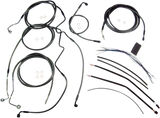 Black Pearl™ Designer Handlebar Installation Kit - 12"-14" - '17-'20 FLTR
