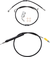 Standard Black Vinyl Handlebar Cable/Brake Line Kit — Ape Hanger