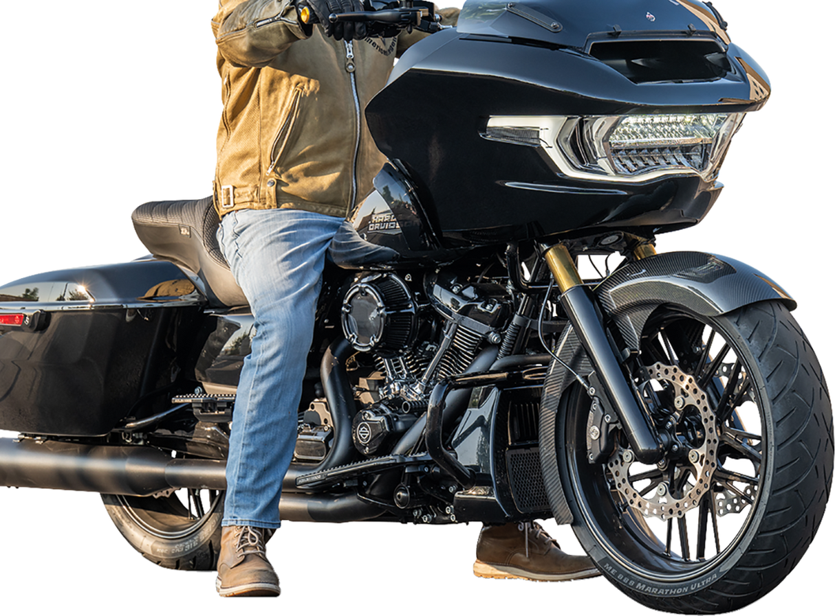 Carbon Fiber 21" Fat Wrapper Front Fender