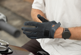 Moto Hybrid Phantom Flame Road Gloves