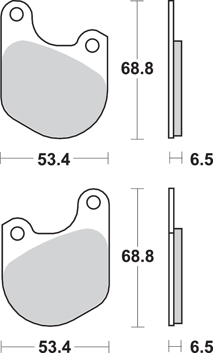 Ceramic Harley/Buell Brake Pads