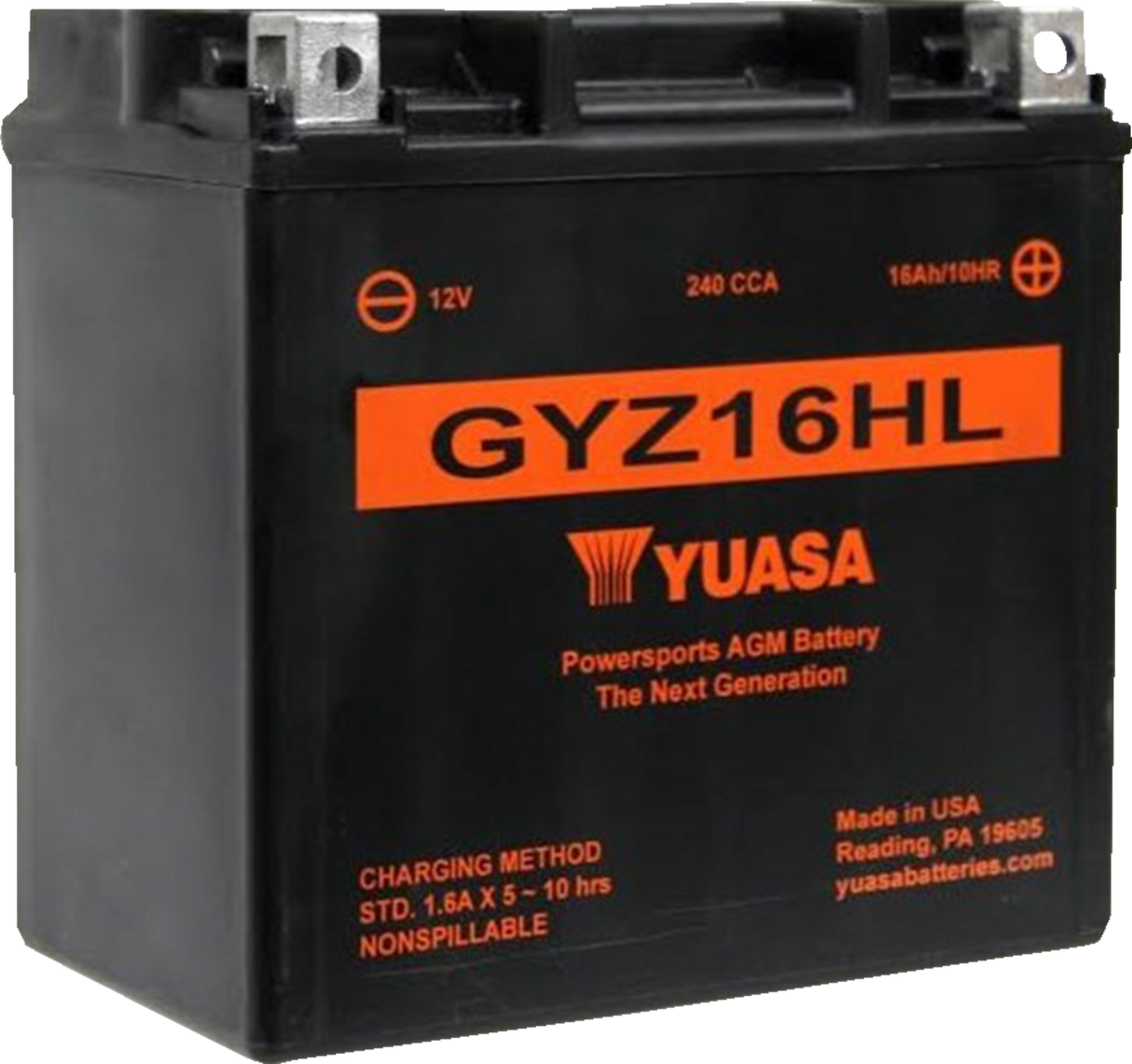 GYZ Factory-Activated AGM Maintenance-Free Battery
