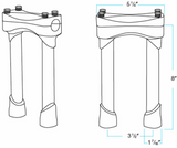 Murdock Handlebar Risers