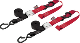 1-1/2" Cam-Buckle with Safety-Latch Hooks and Soft-Tye
