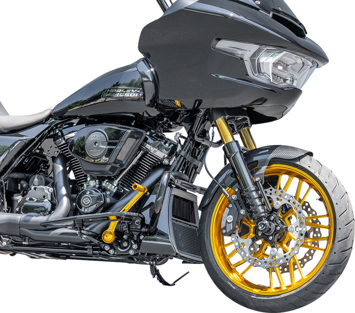 19" Cafe Carbon Fiber Front Fender
