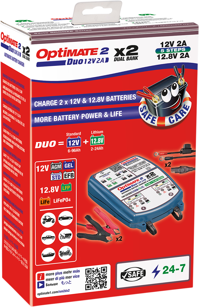 OptiMate™ 2 Duo Bronze Series Battery Charger