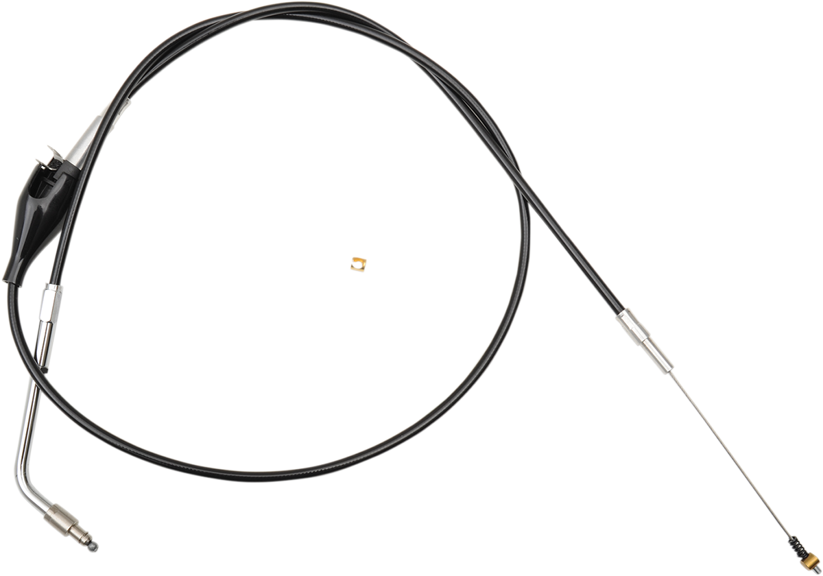 Black Vinyl Braided Handlebar Idle Cable