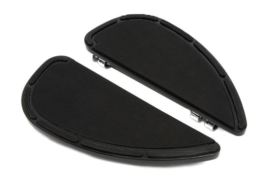 Black Oval Driver Footboard Set