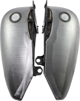 2" Extended Two-Piece Flat-Side Gas Tank Set