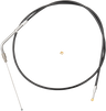 Black Vinyl Braided Handlebar Throttle Cable