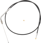 Black Vinyl Braided Handlebar Throttle Cable