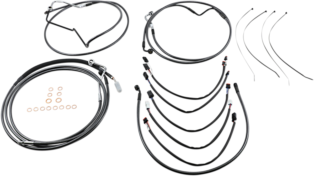 Black Pearl™ Designer Handlebar Installation Kit - 15"-17" - '17-'19 FLHRXS