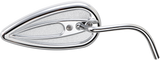 Teardrop Mirror with Steel Stem