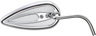 Teardrop Mirror with Steel Stem