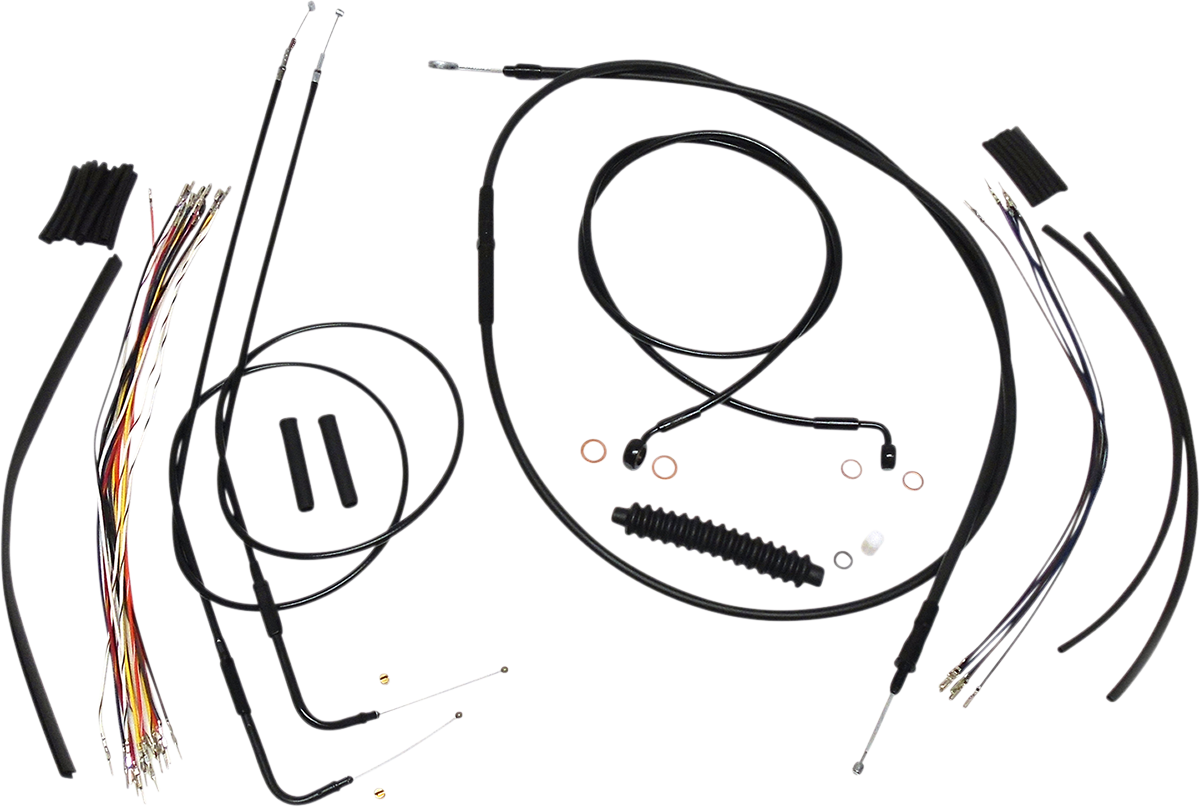 XR Handlebar Installation Kit - 12"-14" Ape Hangers - '07-'11 FXD - Black