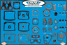 Gasket/Seal and O-Ring Display for Evolution Big Twin Motors