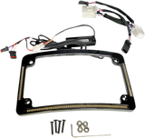 LED Radius License Plate Frame