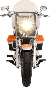 Shark Demon® 7” Round LED Headlight with Color Changing Backlight