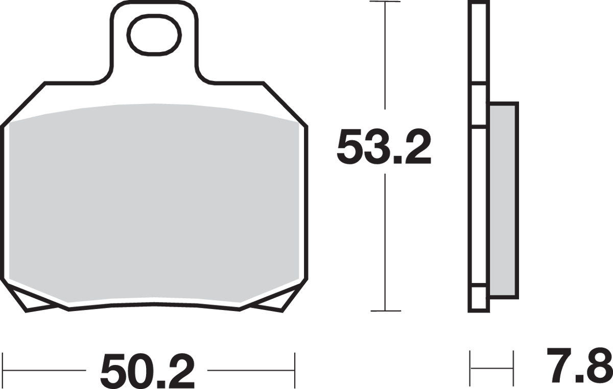LS Street Excel Sintered Rear Brake Pads
