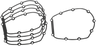 Replacement Engine Gasket — Cam Cover