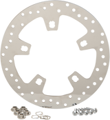 Polished Stainless Steel Drilled Brake Rotor