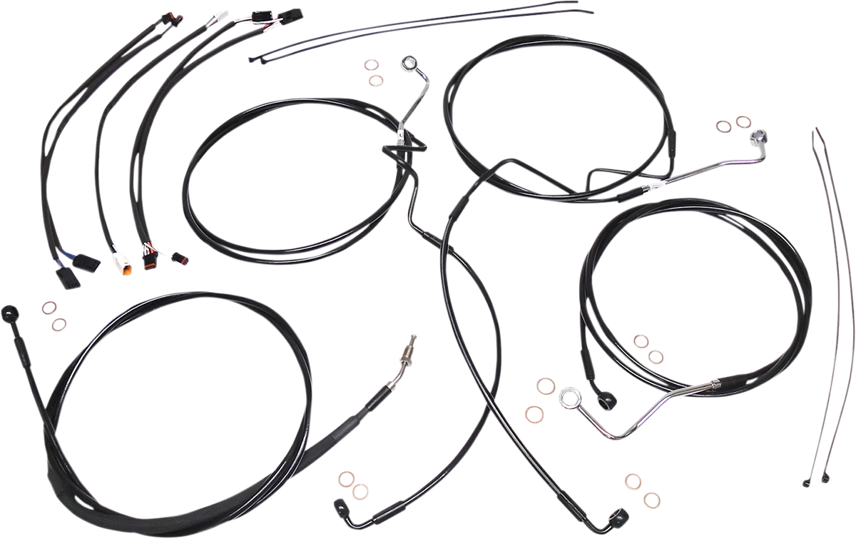 XR Handlebar Installation Kit - 12"-14" Ape Hangers - '17-'20 FLHRXS - Black