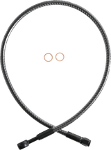 Brake Line - Front - 10 mm - 180° - 25" - KARBONFIBR