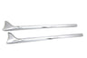 42" Straight Fishtail Exhaust Extension Set Chrome