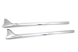 42" Straight Fishtail Exhaust Extension Set Chrome