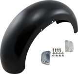 Hugger Series Front Fender with Mounting Blocks for Softail/Dyna