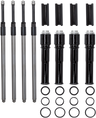 Quickee Pushrod Kit with Gloss Black Covers