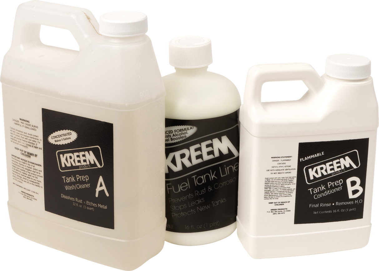 Fuel Tank Liner and Tank Prep Combo Packs