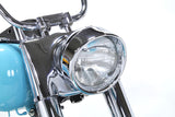 Outer Headlamp Chrome Frenched Trim Ring with Visor