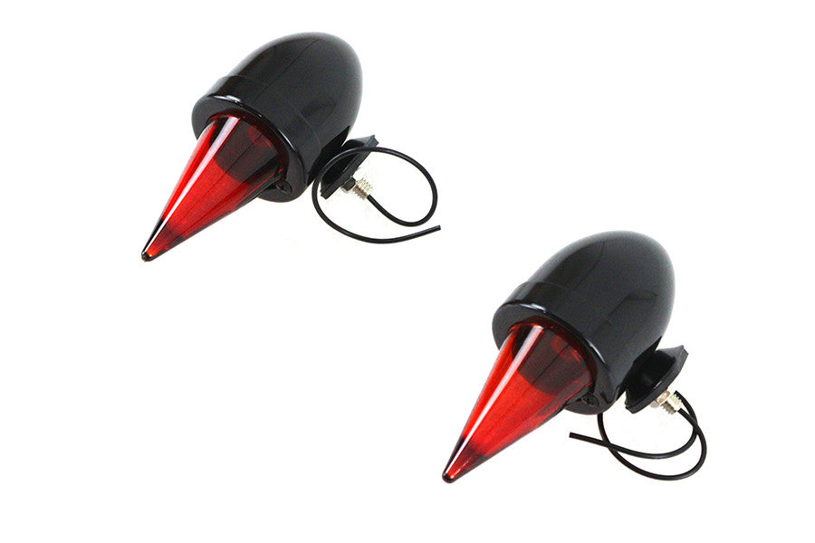 Torpedo Bullet Lamp Set Black